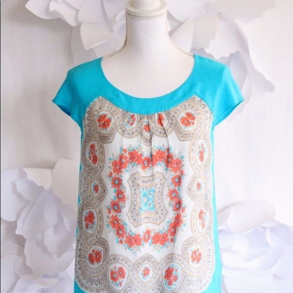 Moulinette Soeurs Silk Scarf Blouse
